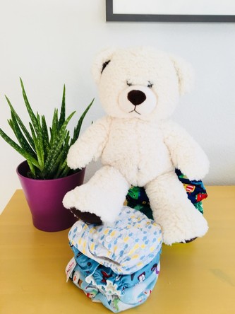Thoughtful Shop Bear and Diaper Stash